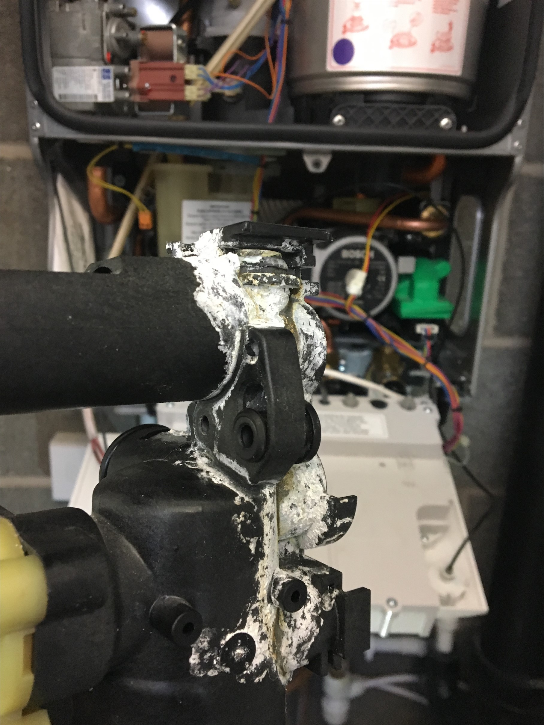 Badly Leaking St Helens Boiler L&W Heating and Plumbing St Helens